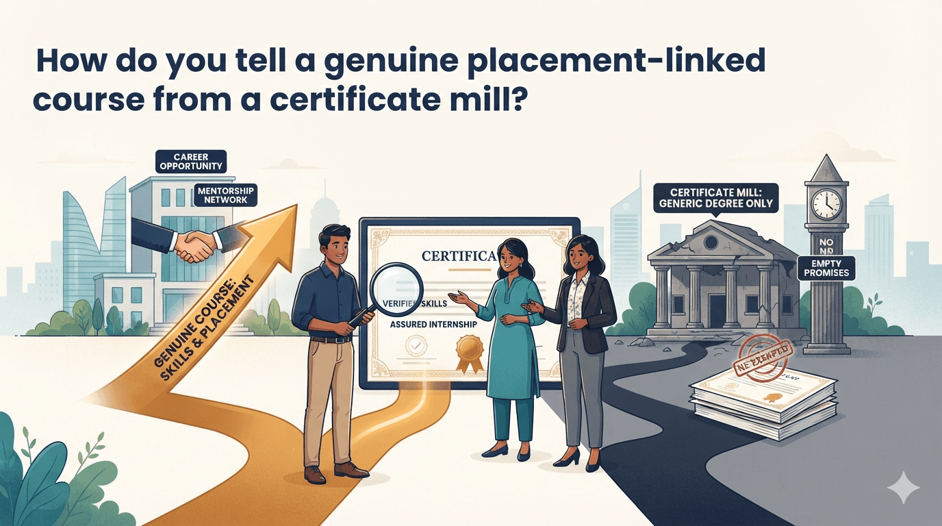 How do you tell a genuine placement-linked course from a certificate mill? — thumbnail