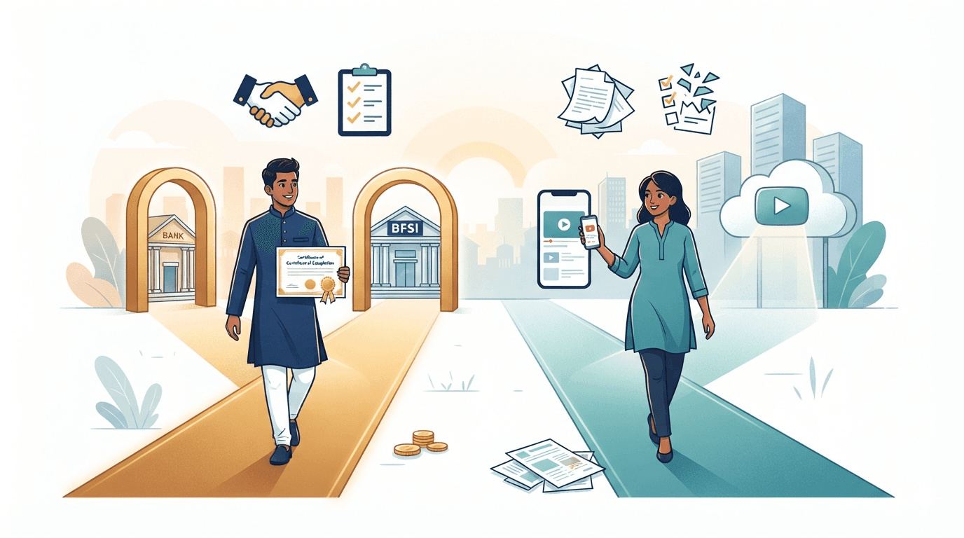 Is a paid BFSI programme worth it when free courses exist on YouTube? — thumbnail